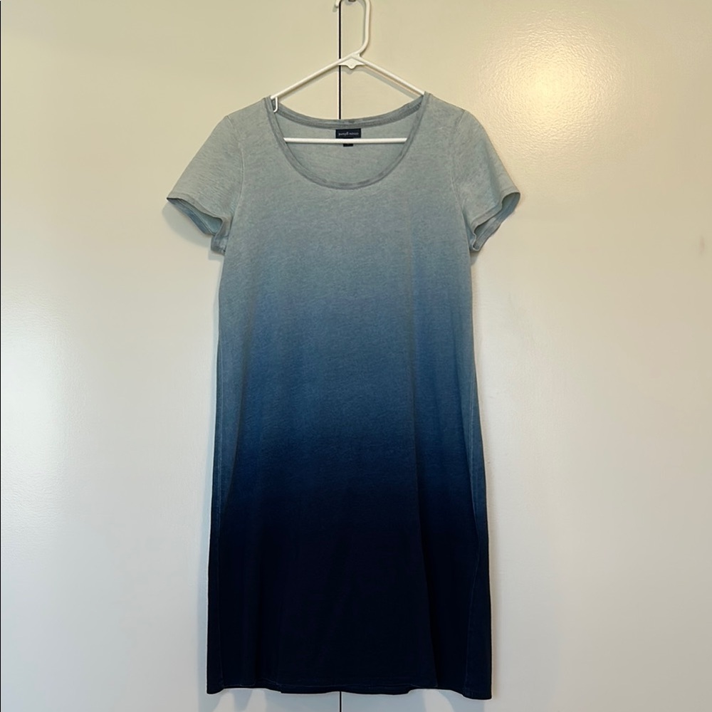 J.Jill Gray and Blue Ombre Dress size small